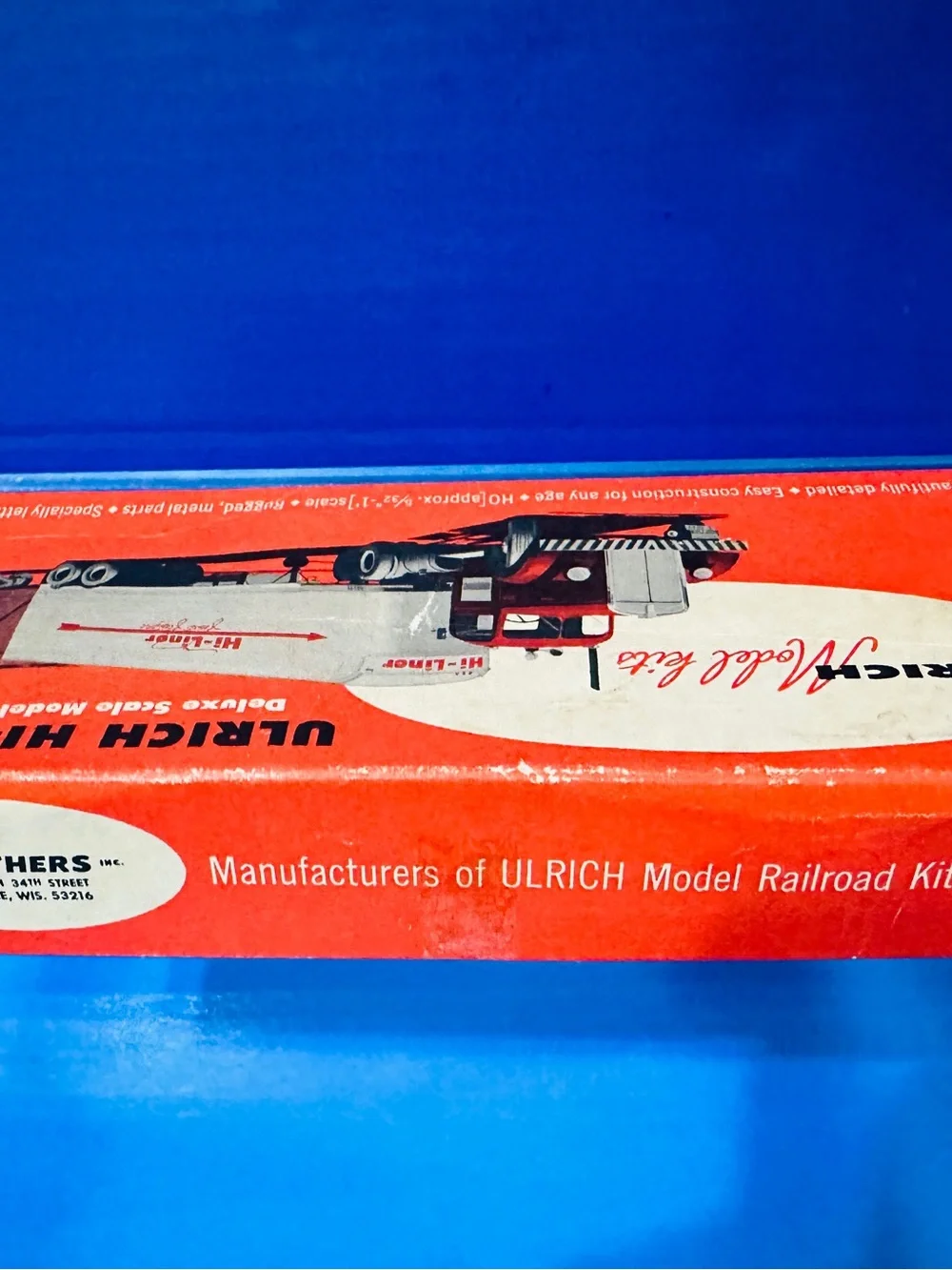 Ulrich Hi-Liner Deluxe Scale Model Truck Kit   Retro Mid Century Metal Parts